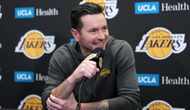 Los Angeles Lakers head coach JJ Redick