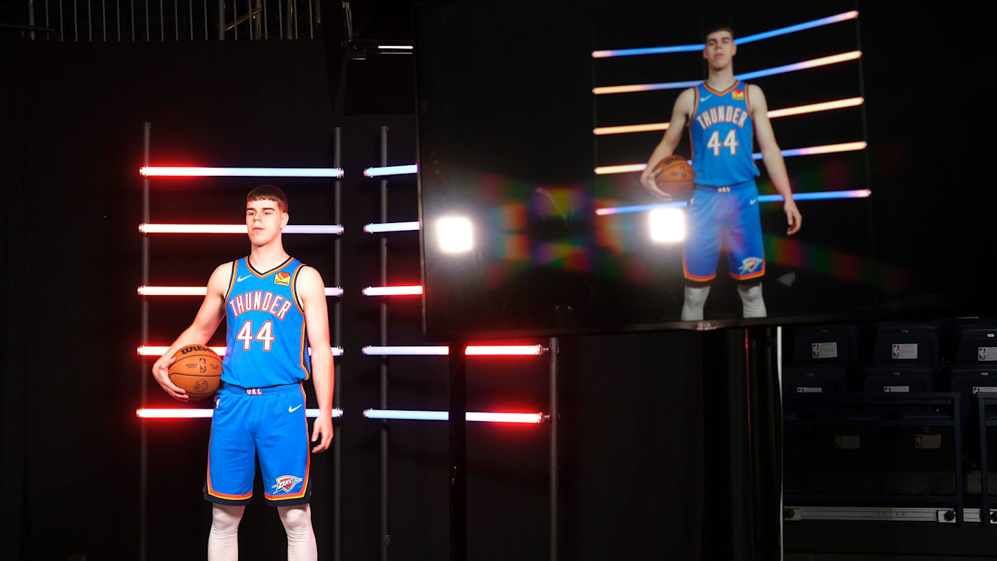 OKC Thunder Rookie Nikola Topić Records Double-Double in First NBA Start