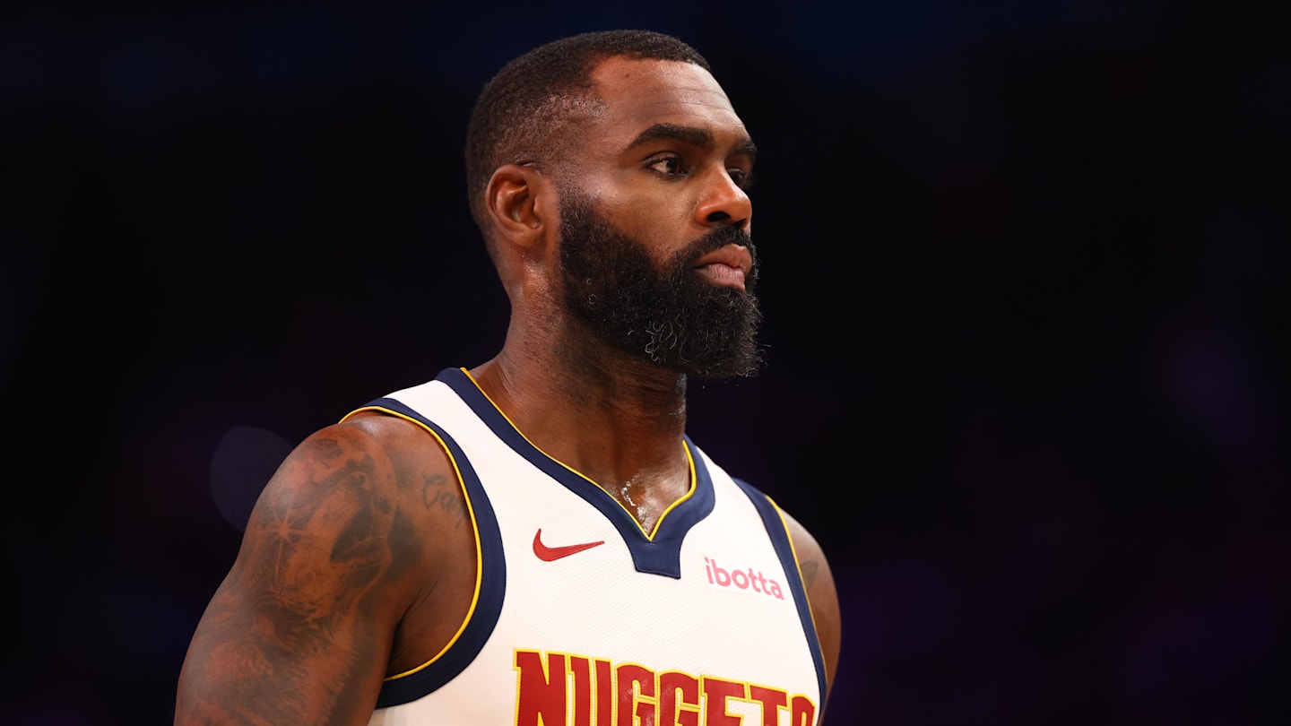 Mar 24, 2026; Phoenix, Arizona, USA; Denver Nuggets guard Tim Hardaway Jr. (10) against the Phoenix Suns at Mortgage Matchup Center. Mandatory Credit: Mark J. Rebilas-Imagn Images