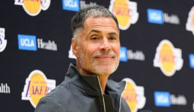 Los Angeles Lakers general manager Rob Pelinka