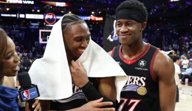 Tyrese Maxey and VJ Edgecombe Are Running Toward the Fire