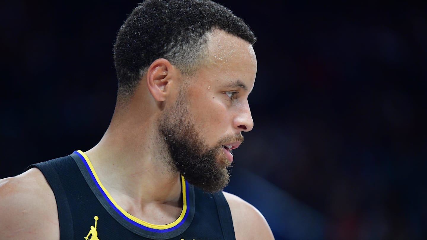 Apr 12, 2026; Inglewood, California, USA; Golden State Warriors guard Stephen Curry (30) during the second half at Intuit Dome. Mandatory Credit: Gary A. Vasquez-Imagn Images