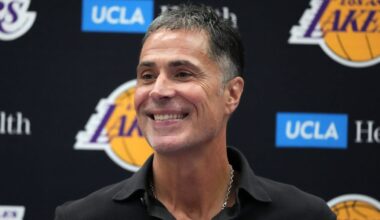 Los Angeles Lakers general manager Rob Pelinka