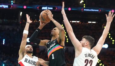 'A Tremendous Game' | Wemby Shines in Playoff Debut, Spurs Beat Blazers in Game 1