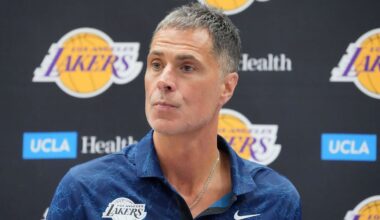 Los Angeles Lakers general manager Rob Pelinka