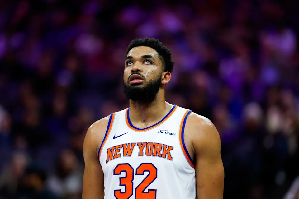 New York Knicks center Karl-Anthony Towns (32)© Sergio Estrada-Imagn Images