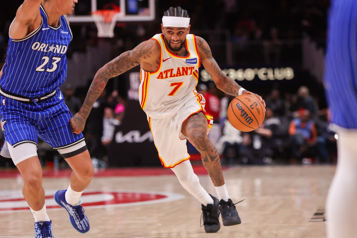 Atlanta Hawks guard Nickeil Alexander-Walker (7)Brett Davis-Imagn Images
