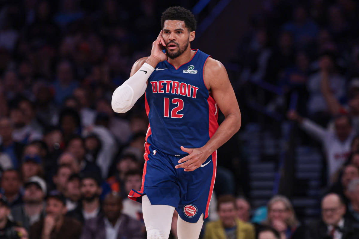 Detroit Pistons forward Tobias Harris (12)Vincent Carchietta-Imagn Images