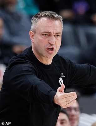 Toronto Raptors coach Darko Rajakovic