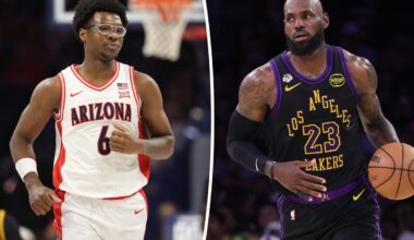 Bryce James shielded from Final Four interviews by Arizona 'enforcer'