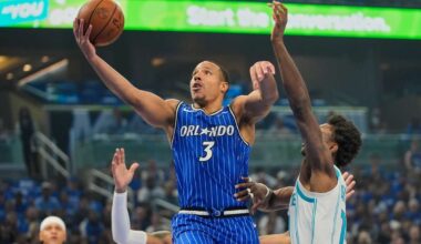 Magic defeat the Hornets 121-90 to claim No. 8 seed in the East