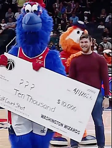 Wizards fan on April 1, 2026Credit: NBA Canada/Instagram