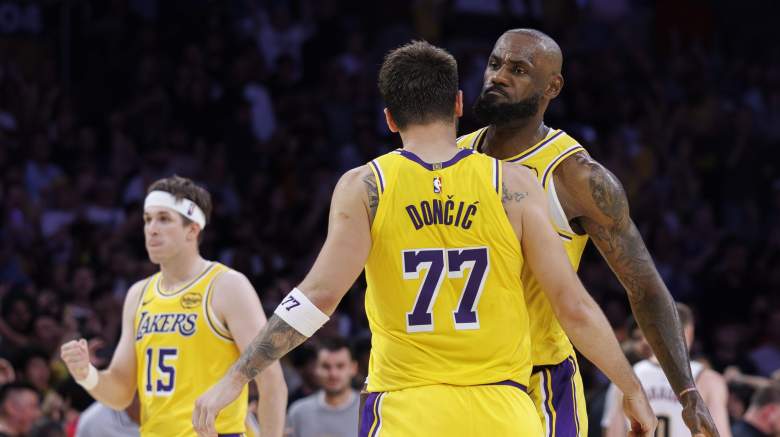 Los Angeles Lakers vs Oklahoma City Thunder, Lakers injury report, Luka Doncic, LeBron James, Austin Reaves first trio NBA history to average at least 20 points and five assists for an entire season