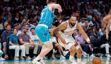 Miles Bridges scores 25, Kon Knueppel sets Hornets record for 3s in a season in 127-107 rout of Suns