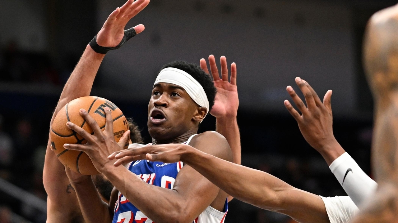 Paul George has 23 points to lead the 76ers past the Timberwolves, 115-103