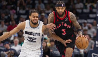 RJ Barrett scores 25 points in the Raptors' 128-96 win over the Grizzlies