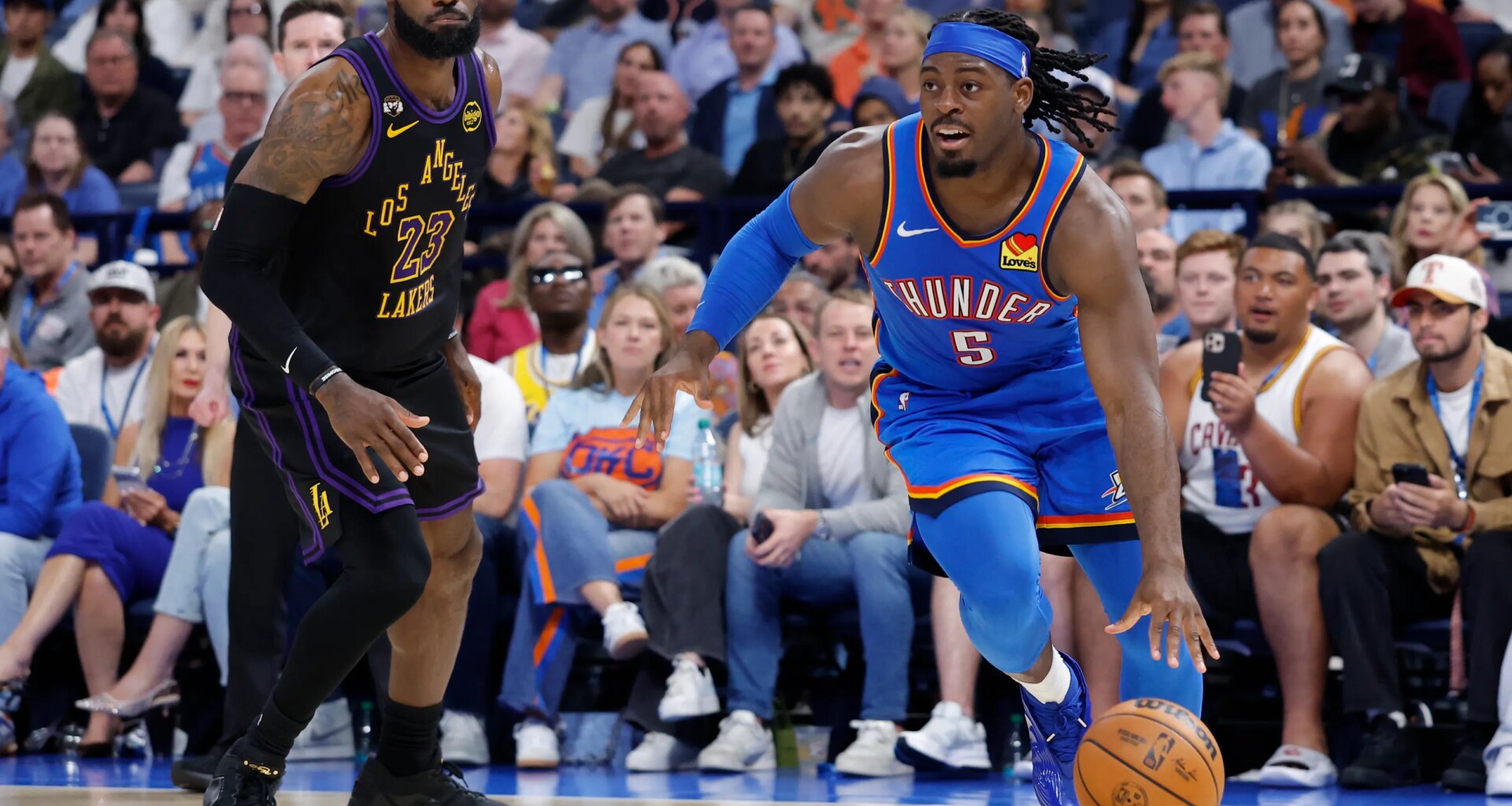 Mark Daigneault addresses Lu Dort's injury in Thunder's win over Lakers