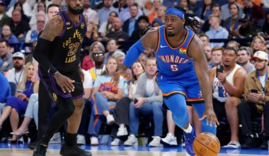 Mark Daigneault addresses Lu Dort's injury in Thunder's win over Lakers