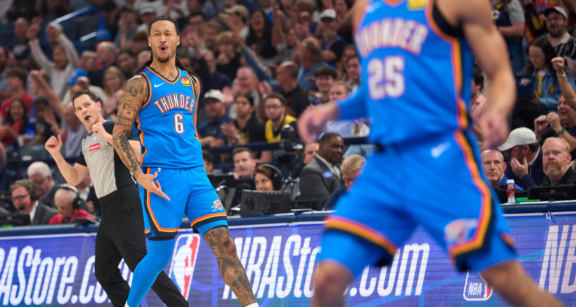 What happened at OKC Thunder's Saturday, Apr. 4 practice