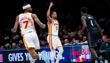 Hawks beat the Nets 141-107 for their 4th straight win and 18th in 20 games