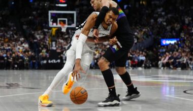 NBA roundup: Nuggets snap Spurs' 11-game win streak in overtime