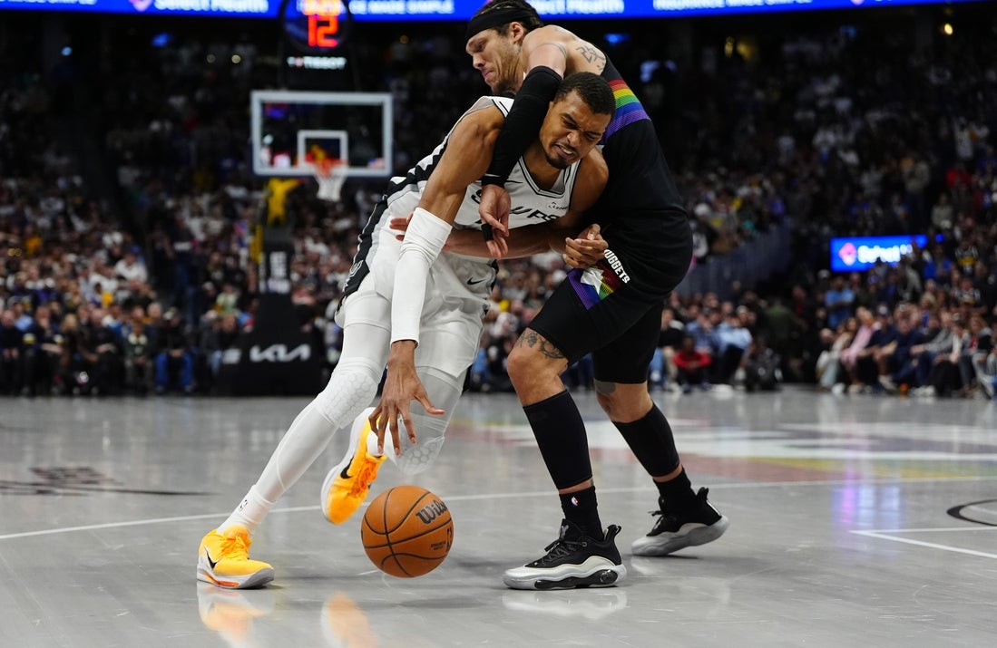 NBA roundup: Nuggets snap Spurs' 11-game win streak in overtime