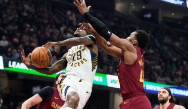 Donovan Mitchell scores 38 points, playoff-bound Cavaliers beat Pacers 117-108