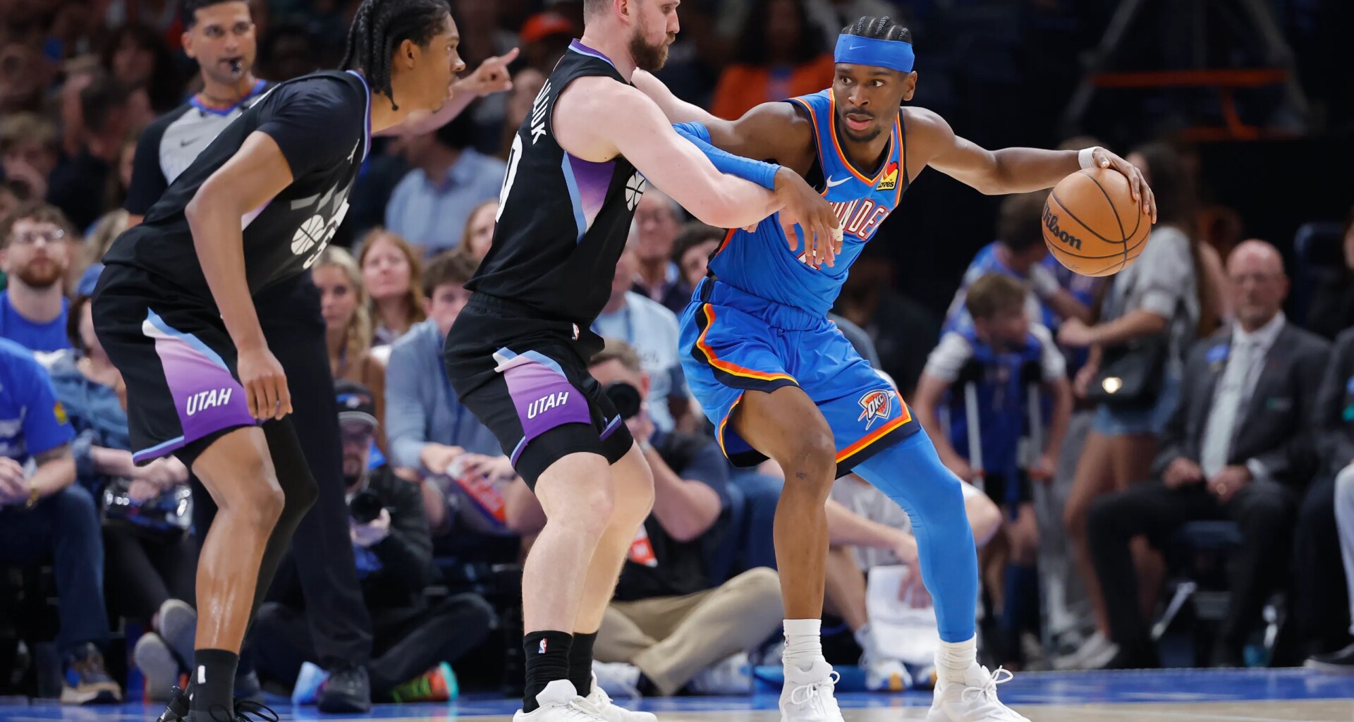 Best images from Thunder's 146-111 win over Jazz