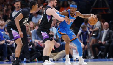 Best images from Thunder's 146-111 win over Jazz