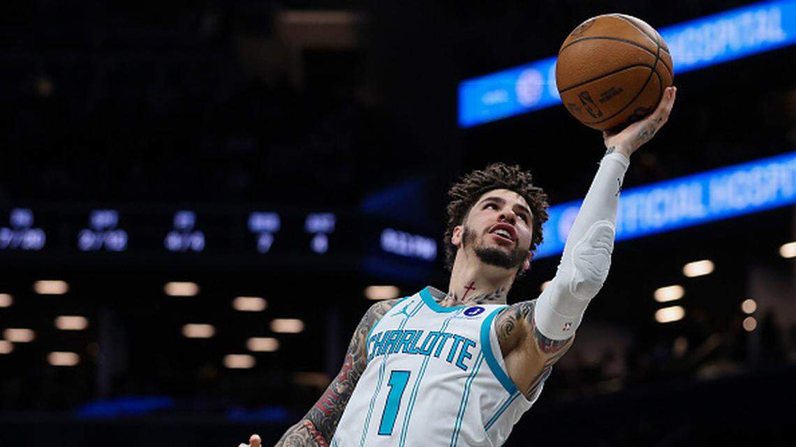 LaMelo Ball powers Hornets to key win in NBA playoff race
