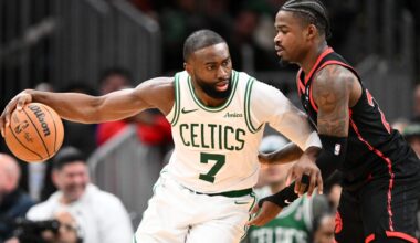 Jaylen Brown Reacts to Raptors After Celtics Win