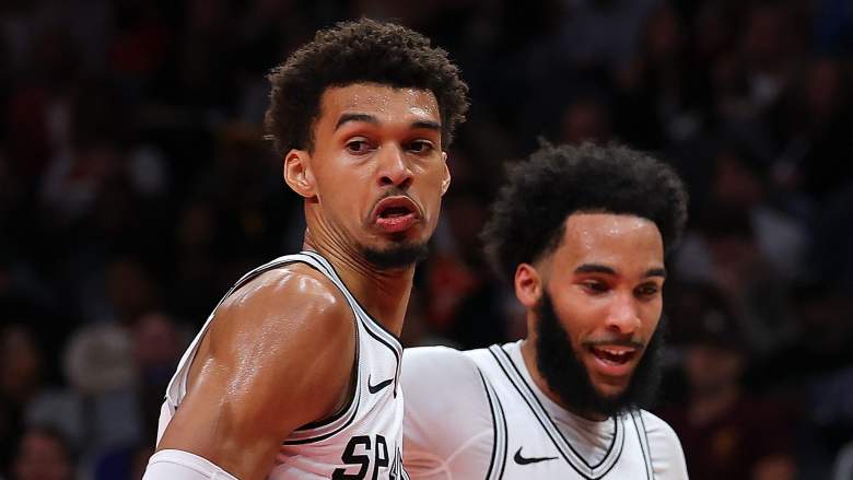 San Antonio Spurs starting lineup vs. Philadelphia 76ers Julian Champagnie Victor Wembanyama