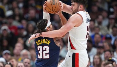 Jokic's 35 points, 13 rebounds, 13 assists help the Nuggets get past the Trail Blazers 137-132 in OT