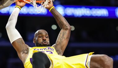 LeBron James Trade Pitch Nets Lakers Peyton Watson of Nuggets