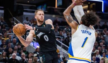 Timberwolves get off schneid with 124-104 win over Pacers