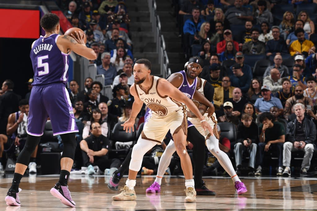 This was the Warriors first win since Curry’s return. NBAE via Getty Images