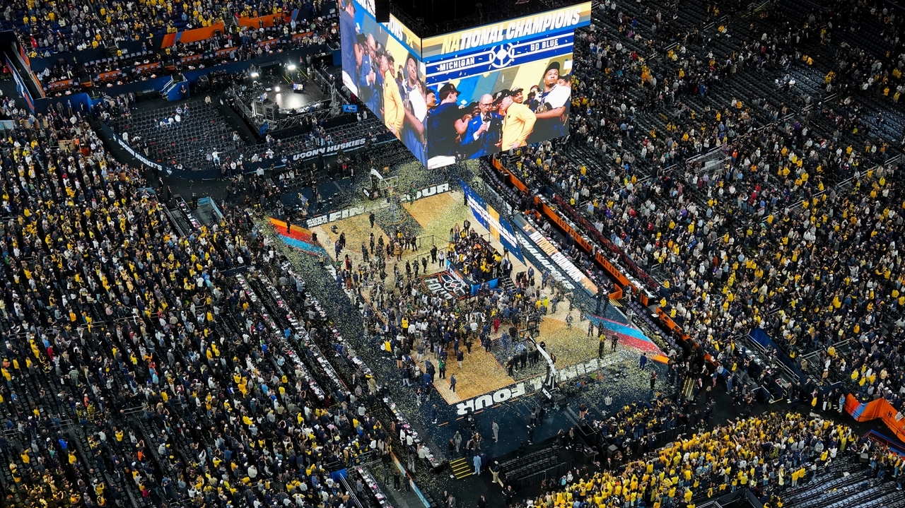 Michigan's win over UConn averages 18.3 million for most-watched NCAA men's final since 2019