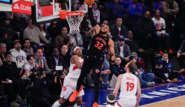 Knicks beat Raptors for 13th straight time and wrap up No. 3 seed in the Eastern Conference