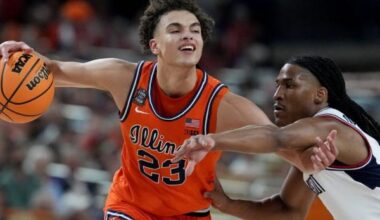 Illinois freshman G Keaton Wagler to declare for NBA draft
