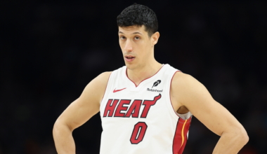 Simone Fontecchio of the Miami Heat