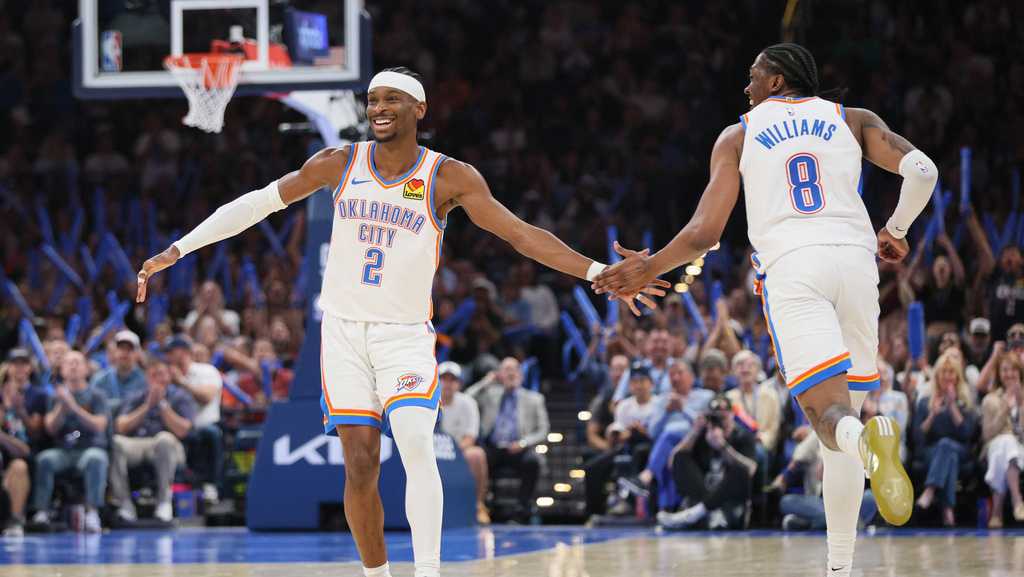Who will Oklahoma City play in the first round?