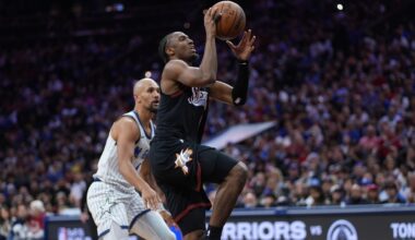 Joel Embiid provides an emotional lift and Tyrese Maxey carries the 76ers into the playoffs