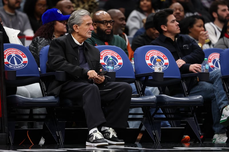 WASHINGTON, DC - MARCH 02: Owner Ted Leonsis of the Washington Wizards watches play during the second half of the game between the Washington Wizards and the Houston Rockets at Capital One Arena on March 2, 2026 in Washington, DC. NOTE TO USER: User expressly acknowledges and agrees that, by downloading and or using this photograph, User is consenting to the terms and conditions of the Getty Images License Agreement. (Photo by Scott Taetsch/Getty Images)