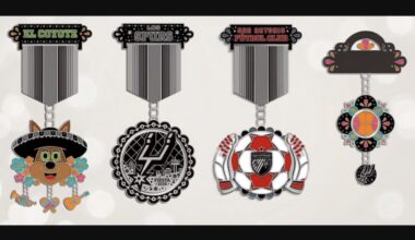 San Antonio Spurs reveal four medals for Fiesta San Antonio 2026