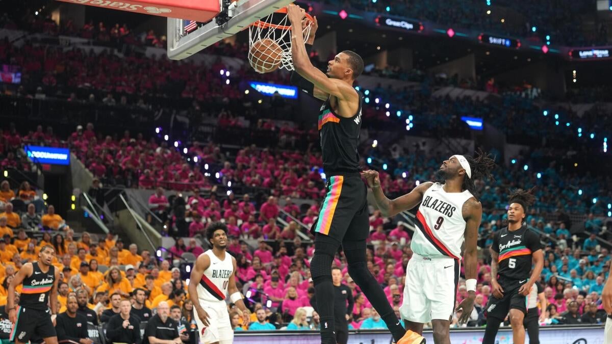 Spurs vs. Blazers prediction, odds, line, Game 2 time: 2026 NBA playoff picks for Tuesday