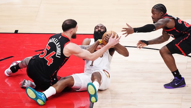 Scottie Barnes's double-double carries Raptors to 126-104 rout of Cavaliers in Game 3