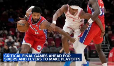 Playoff hopes on the line for both the Sixers and the Flyers