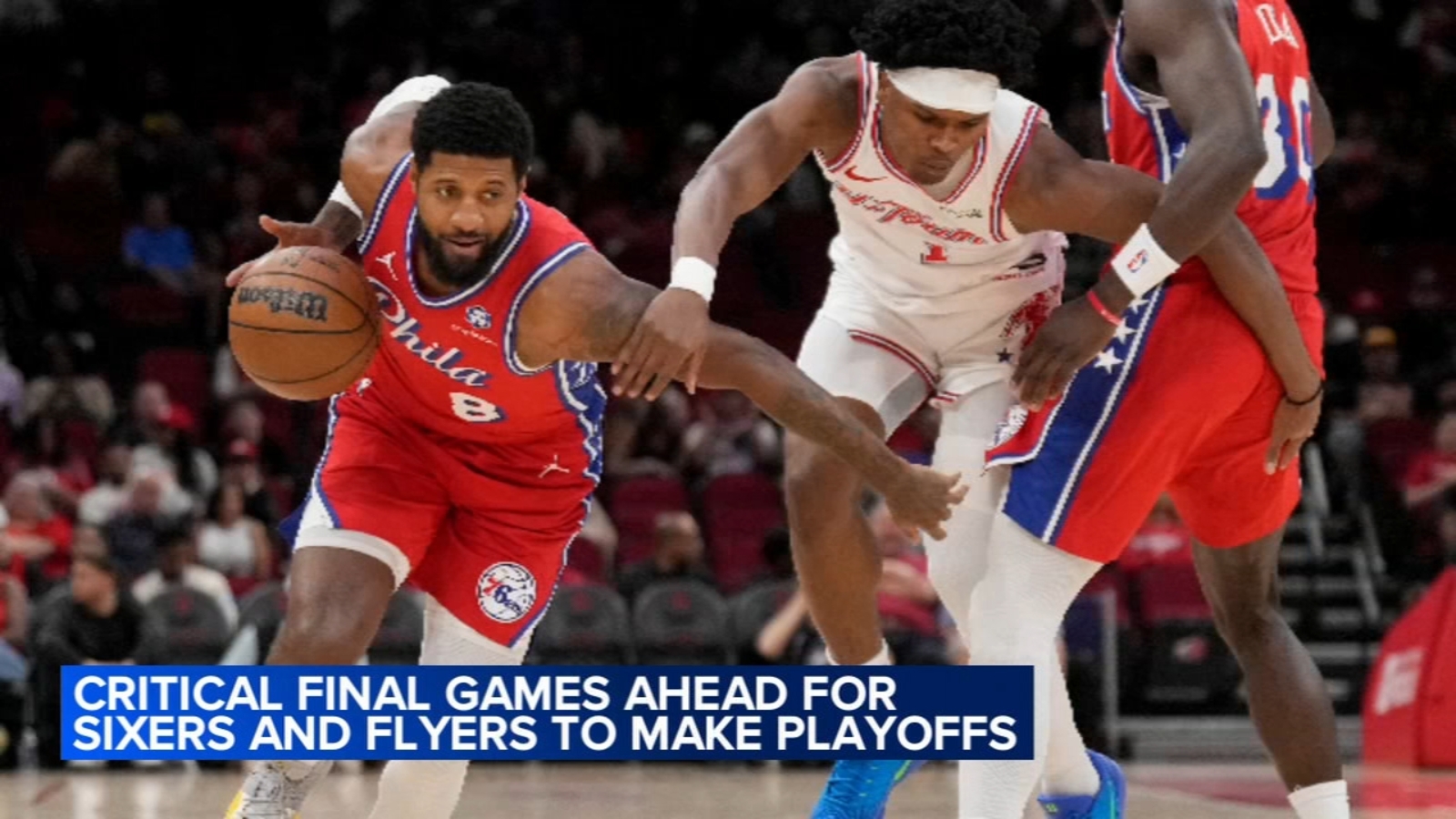 Playoff hopes on the line for both the Sixers and the Flyers