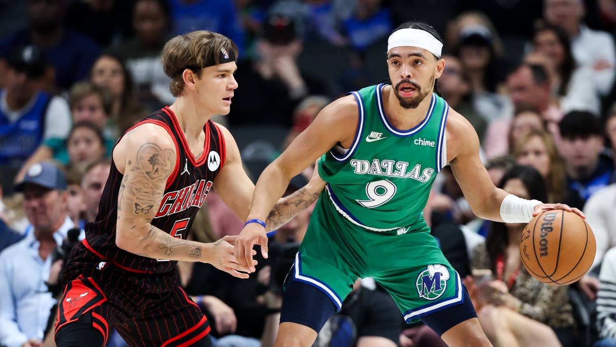 Dallas Mavericks guard Ryan Nembhard (9)
