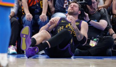 Lakers handed one of heaviest defeats by Thunder and hit by Doncic injury | Basketball News
